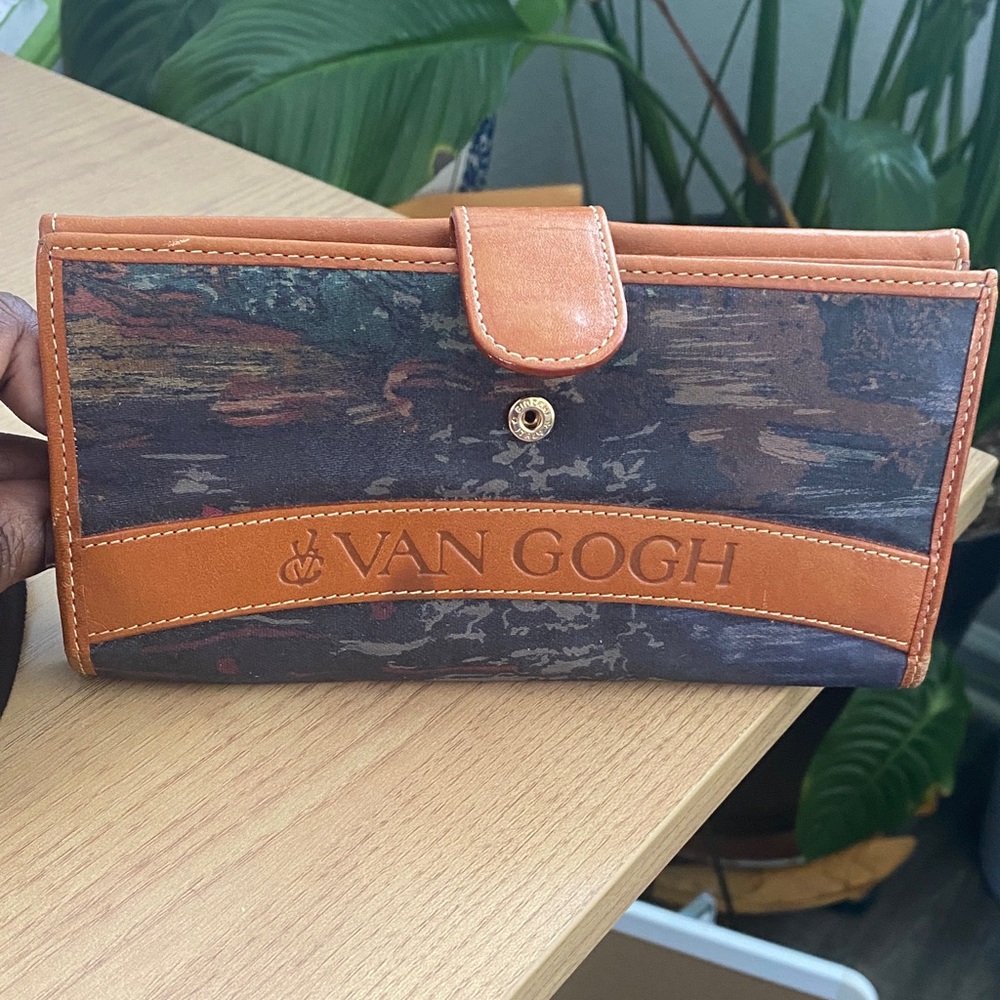 Van Gogh Women's Brown and Orange Wallet